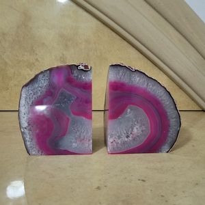 Polished amethyst druze